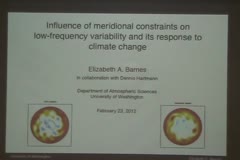 Influence of Meridional Constraints on Low-Frequency Variability and its Response to Climate Change