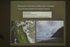 Mesoscale controls on mountain climate â  from snowy peaks to tropical islands