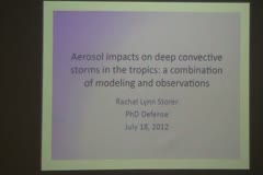 Aerosol impacts on deep convective storms in the tropics: a combination of modeling and observations