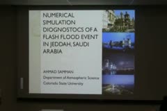Numerical Simulation Diagnostics of a Flash Flood Event in Jeddah, Saudi Arabia