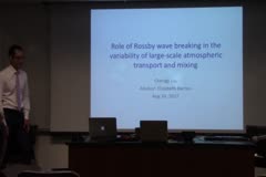 Role of Rossby Wave Breaking in the Variability of Large-scale Atmospheric Transport and Mixing