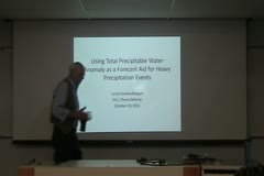 Using Total Precipitable Water Anomaly as a Forecast Aid for Heavy Precipitation Events