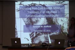 Exploring Post-Cold Frontal Moisture Transport in an Idealized Extratropical Cyclone Study