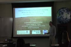 Impact of Drought on Grassland Productivity Across the Wet-Dry Gradient in the U.S.
Great Plains in 2010-2012