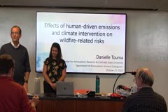 Effects of human-driven emissions and climate intervention on wildfire-related risks