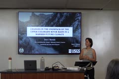 Changes in the Snowpack of the Upper Colorado River Basin in a Warmer Future Climate